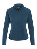 Ladies Alpha Heathered 1/4 Zip