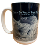 Be Careful Where You Park Mug