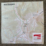 Mount Washington Trail Map Lens Cloth