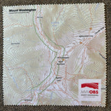Mount Washington Trail Map Lens Cloth