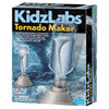 KidzLabs Tornado Maker toy kit box shown on a plain white background. The packaging features a storm scene with lightning and two plastic bottle tornado models, with the brand name KidzLabs and product name Tornado Maker prominently printed on the front.