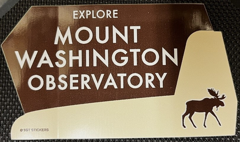Explore Mount Washington OBS Moose Sticker