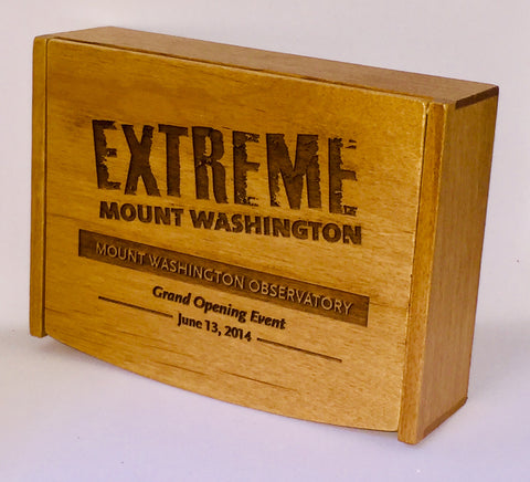Box, Engraved, Extreme Mount Washington Opening