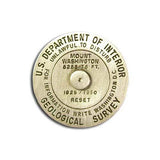 Lapel Pin, Mt Wash, USGS Marker